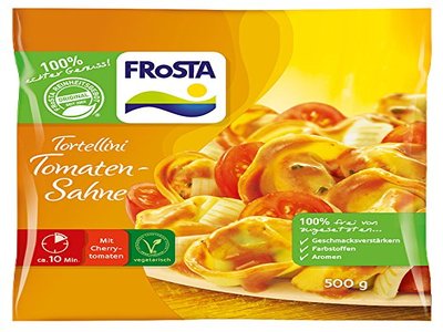 Bild: Lebensmittel Testbericht - Frosta - Tortellini Tomaten-Sahne
