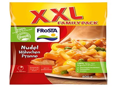Bild: Lebensmittel Testbericht - Frosta - Nudel Hähnchen Pfanne XXL