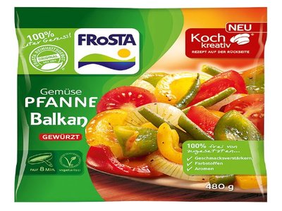 Bild: Lebensmittel Testbericht - Frosta - Gemüse Pfanne Balkan
