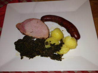 Grünkohl fettarm mit Kasslerlachs auf Alle-Rezepte.com