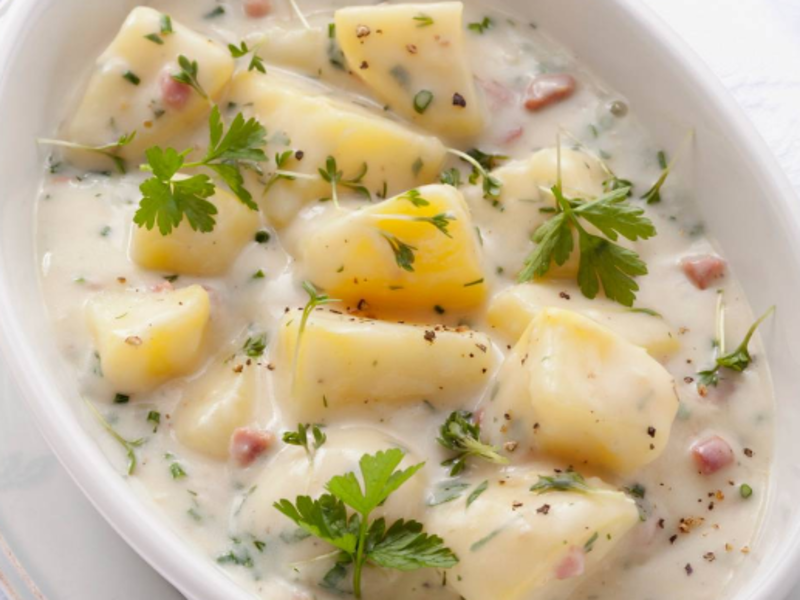 Spargel und Kartoffeln in Bechamelsauce Rezept von Maibach350 - Alle ...