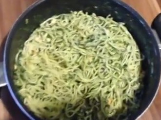   Lachs-Spinat-Spaghetti auf Alle-Rezepte.com