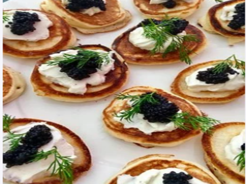 Blinis mit Kavier auf Alle-Rezepte.com