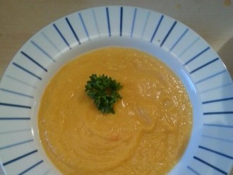 Kürbis-Süsskartoffelcreme Suppe auf Alle-Rezepte.com