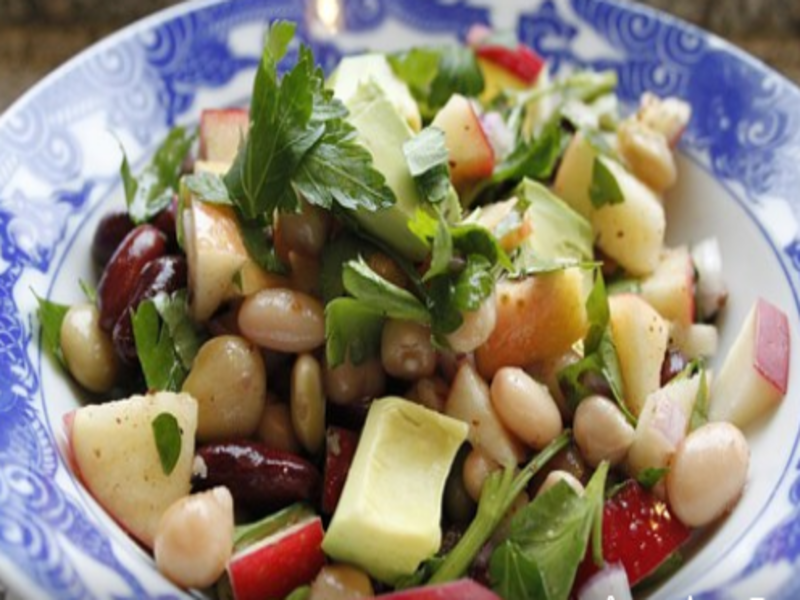 Große-Bohnen-Salat - Rezept, Bild von avocadomacho