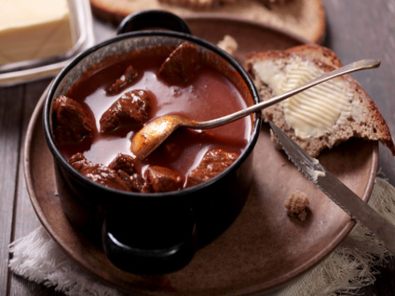 Hirschgulaschsuppe mit Schuss auf Alle-Rezepte.com