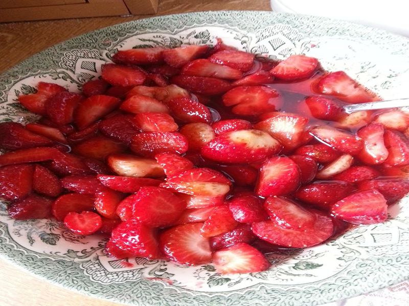 Gezuckerte Erdbeeren  auf Alle-Rezepte.com
