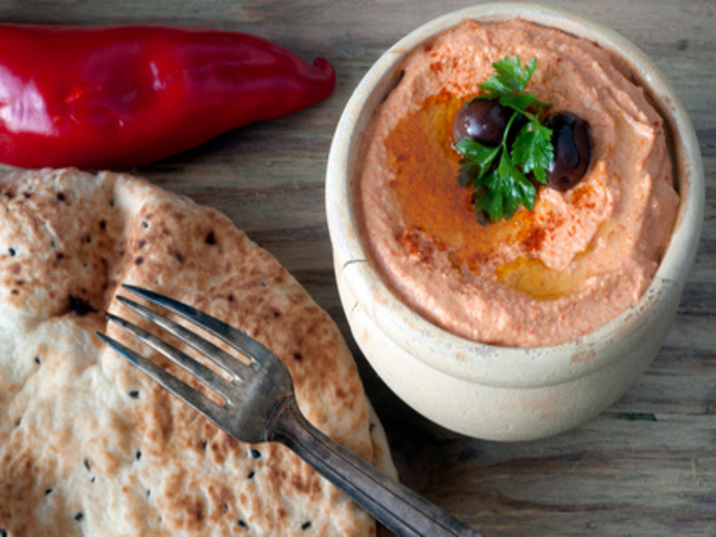 Paprika-Hummus - Rezept, Bild von Olaf