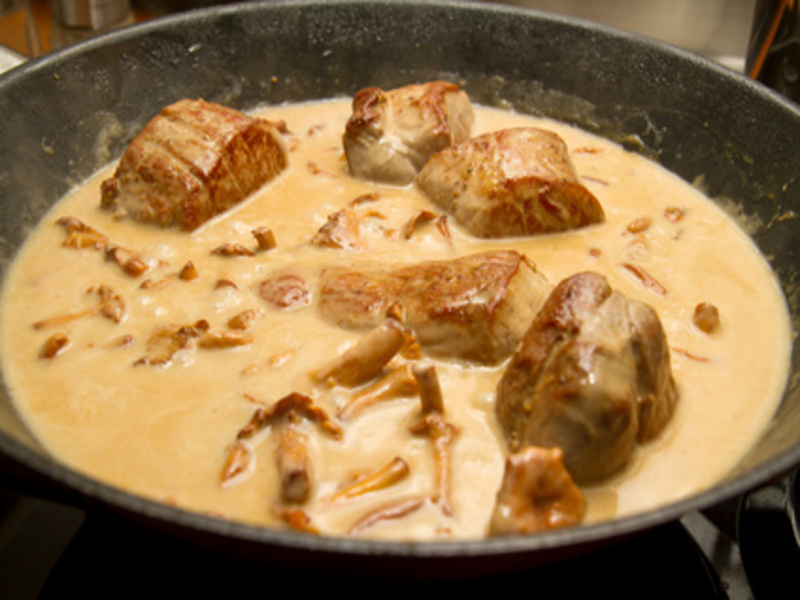 cremige Schweinelendchen auf Alle-Rezepte.com