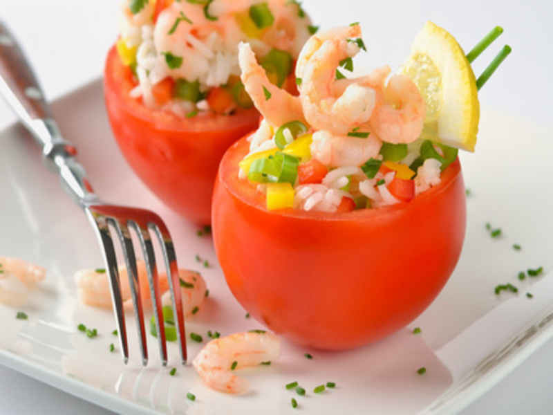 Krabben - Tomatensalat - Rezept, Bild von Olaf