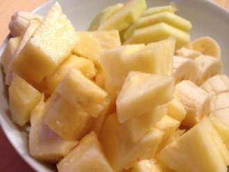 Rezeptbild NR. 3 zum Rezept: Ananas-Banane-Apfel Smoothie 